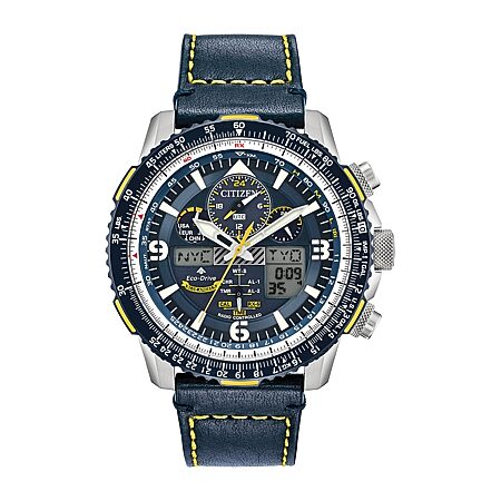 Citizen Promaster Aqualand Mens Multi-Function Black Strap Watch