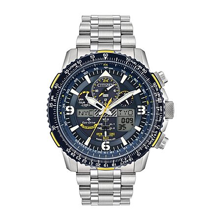 Citizen Promaster Skyhawk A-T Mens Silver Tone Stainless Steel