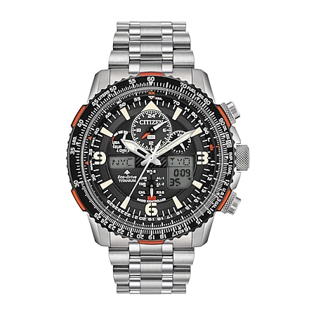 Citizen Promaster Skyhawk A-T Mens Silver Tone Stainless Steel