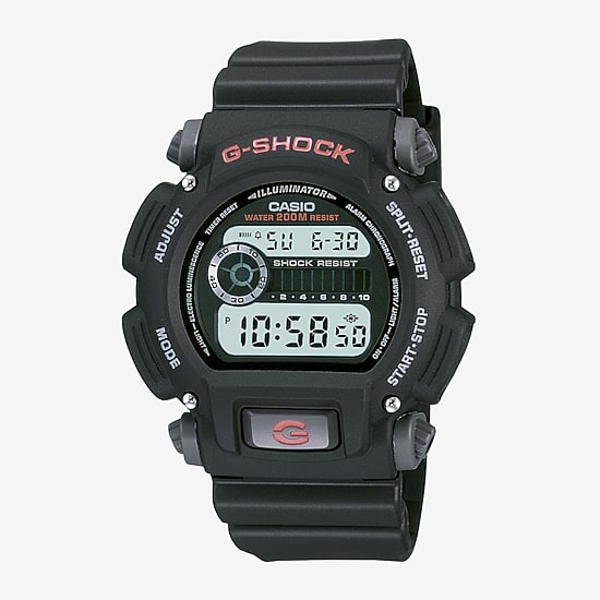 Casio G-Shock Mens Digital Black Strap Watch Dw-9052-1vcf