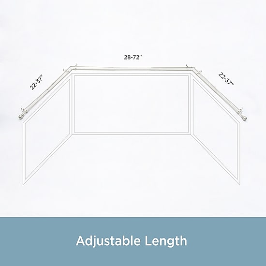 Kenney Bryce Ball Double Bay Window Rod