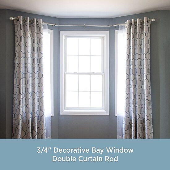 Kenney Bryce Ball Double Bay Window Rod