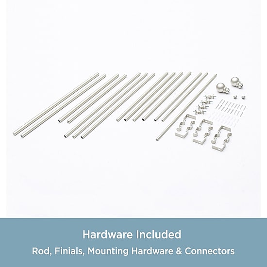 Kenney Bryce Ball Double Bay Window Rod