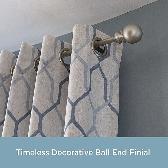 Kenney Bryce Ball Double Bay Window Rod