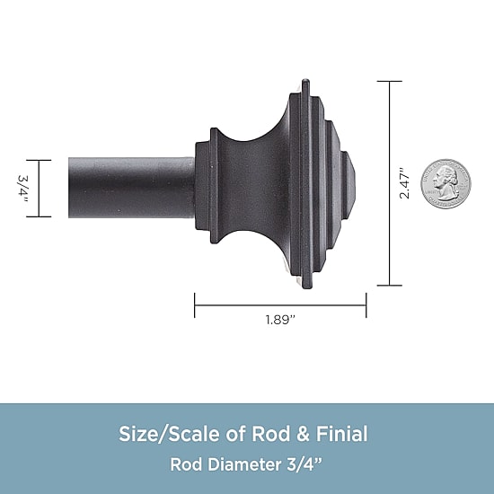 Kenney Mission Square Bay Window Rod