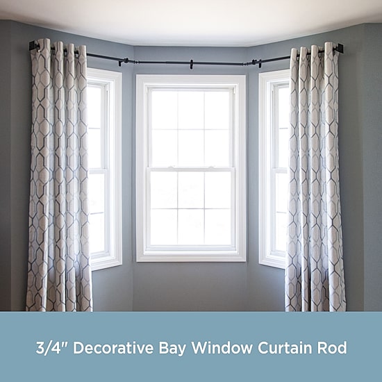 Kenney Mission Square Bay Window Rod