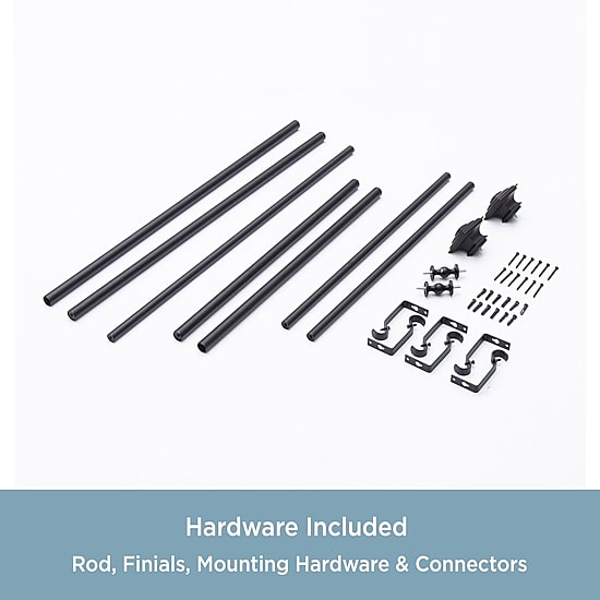 Kenney Mission Square Bay Window Rod