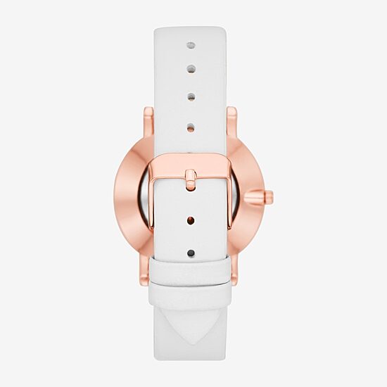 Geneva Womens White 4-pc. Watch Boxed Set Fmdjset701