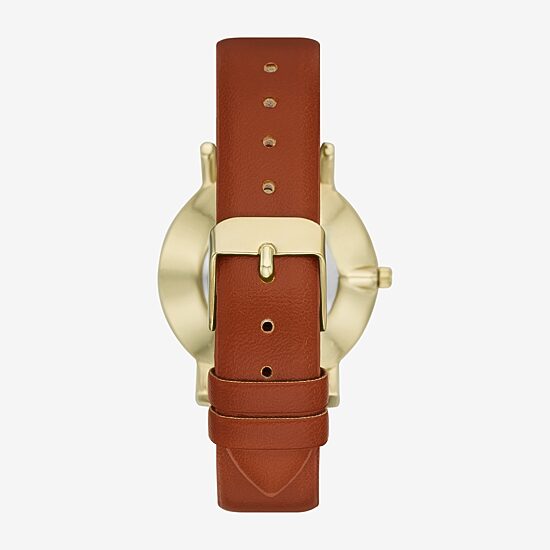 Geneva Womens Brown 4-pc. Watch Boxed Set Fmdjset702