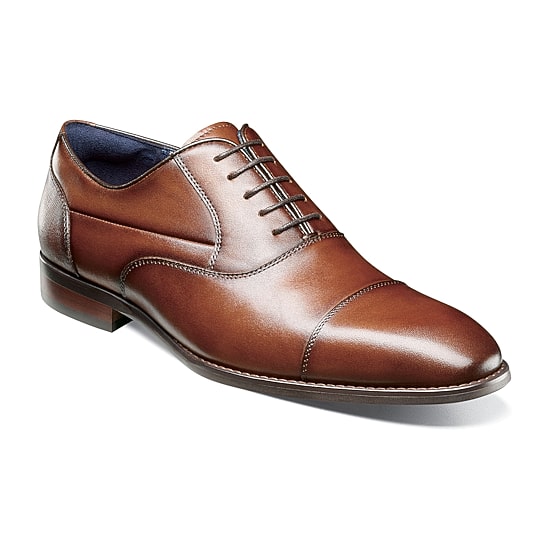 Stacy Adams Kallum Cap Toe Lace Mens Cap Closed Toe Oxford Shoes