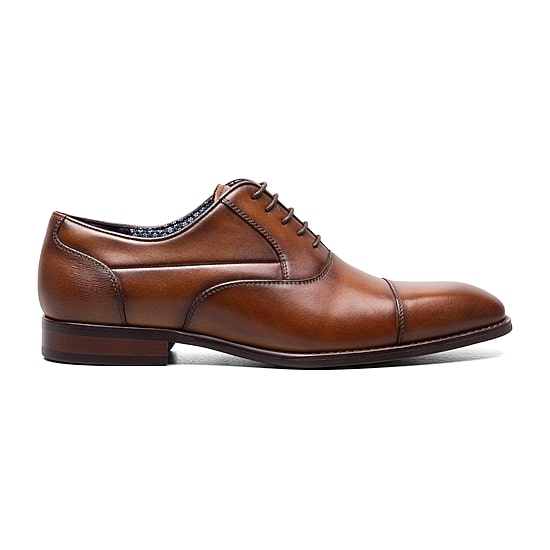 Stacy Adams Kallum Cap Toe Lace Mens Cap Closed Toe Oxford Shoes