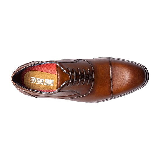 Stacy Adams Kallum Cap Toe Lace Mens Cap Closed Toe Oxford Shoes