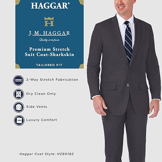 Haggar JMH Premium Mens Stretch Fabric Classic Fit Suit Jacket