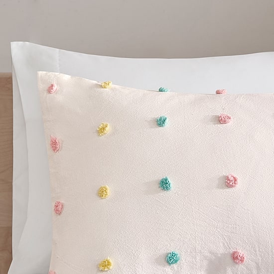 Intelligent Design Ensley Jacquard 100% Cotton Comforter Set with Decorative Pillows