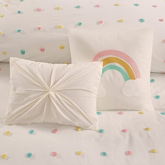 Intelligent Design Ensley Jacquard 100% Cotton Comforter Set with Decorative Pillows