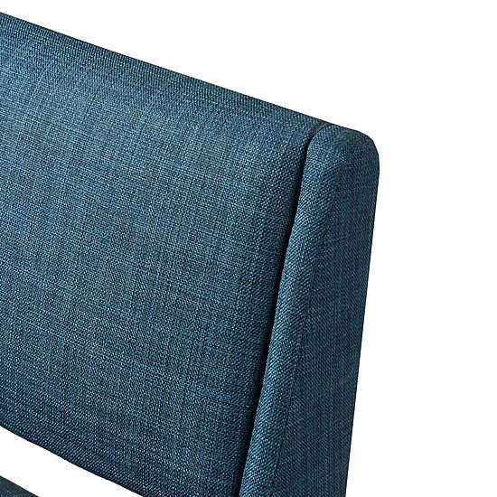 INK+IVY Boomerang Counter Height Upholstered Bar Stool