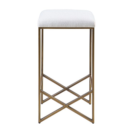 INK+IVY Marino Counter Height Upholstered Bar Stool