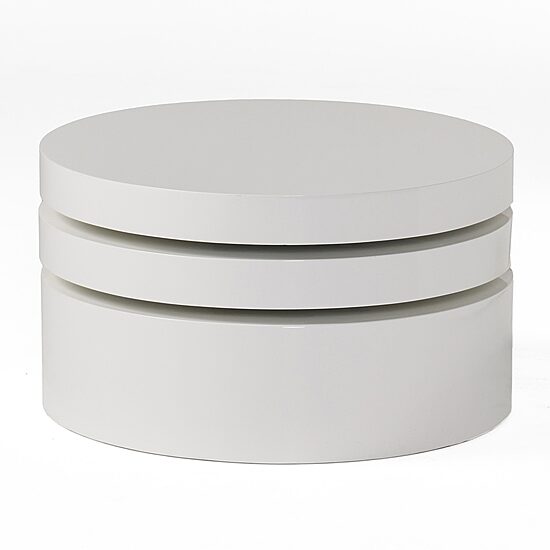 Oval Rotatable Coffee Table