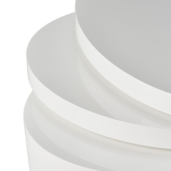 Oval Rotatable Coffee Table