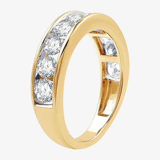 1 1/2 CT. T.W. Lab-Grown (G / SI1-SI2)  Diamond Wedding Band in 10K or 14K Gold