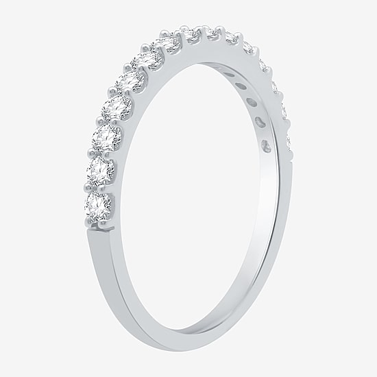 1/2 CT. T.W. Lab-Grown Diamond Wedding Band in 10K or 14K Gold.