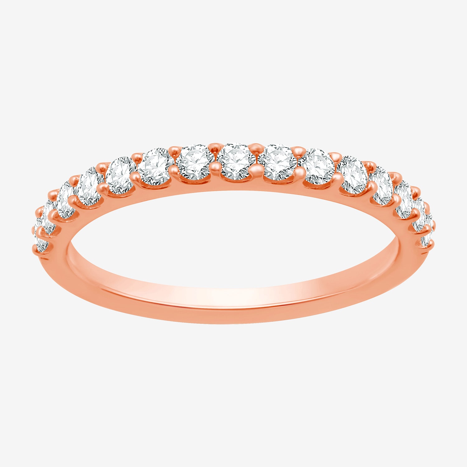 1/2 CT. T.W. Lab-Grown Diamond Wedding Band 10K or 14K Gold.