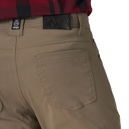 Wrangler Atg (All Terrain Gear) Utility Mens Comfort Waistband Regular Fit Flat Front Pant