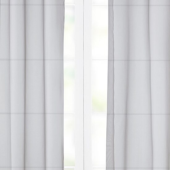 Arm And Hammer Curtain Fresh Odor-Neutralizing Grommet Top Sheer Single Curtain Panels