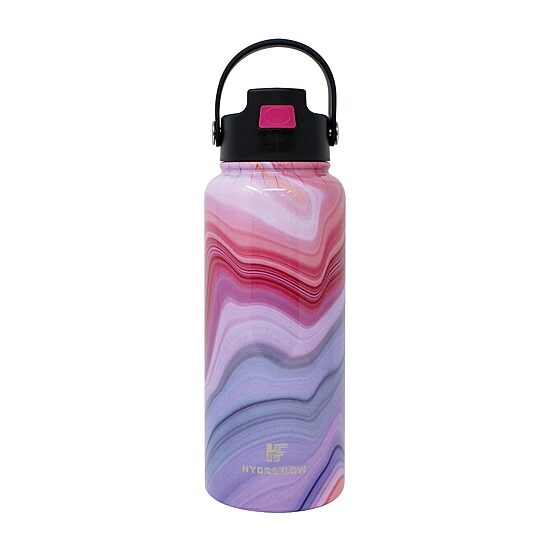 Hydraflow Hybrid 34oz Triple Wall Vacuum Insulated Bottle with Flip Straw