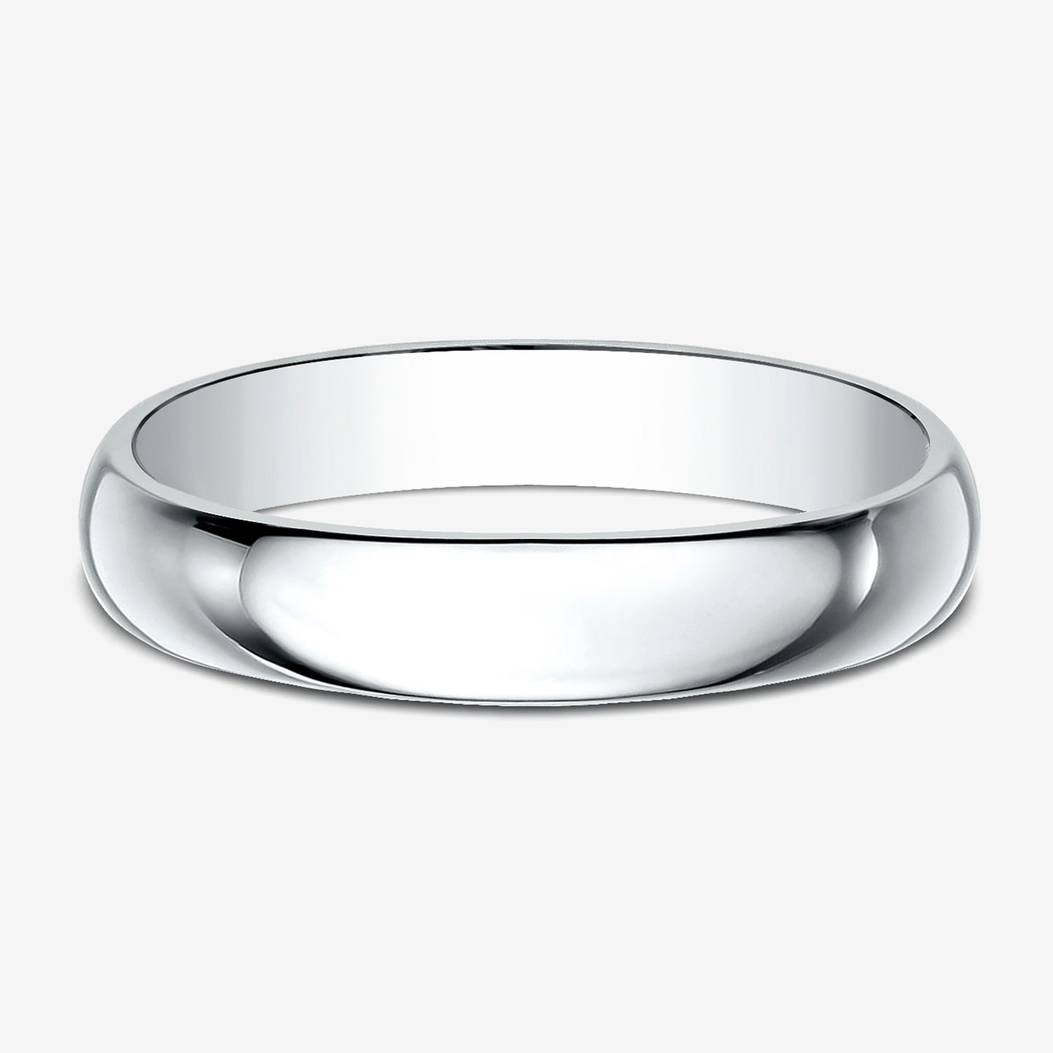 Mens 4MM 10K Gold Wedding Band
