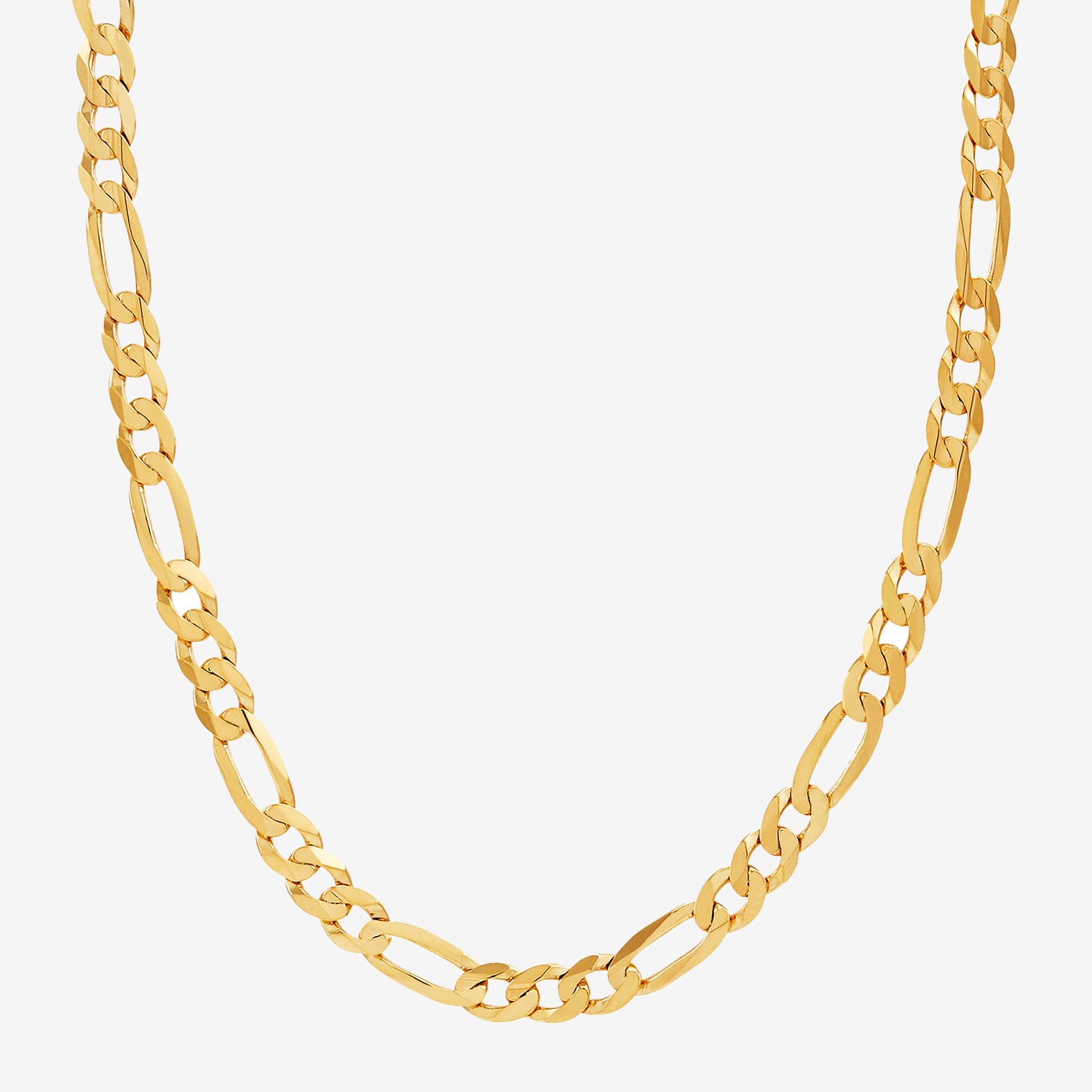Mens 22 - 30 Inch 10K Gold Link Necklace