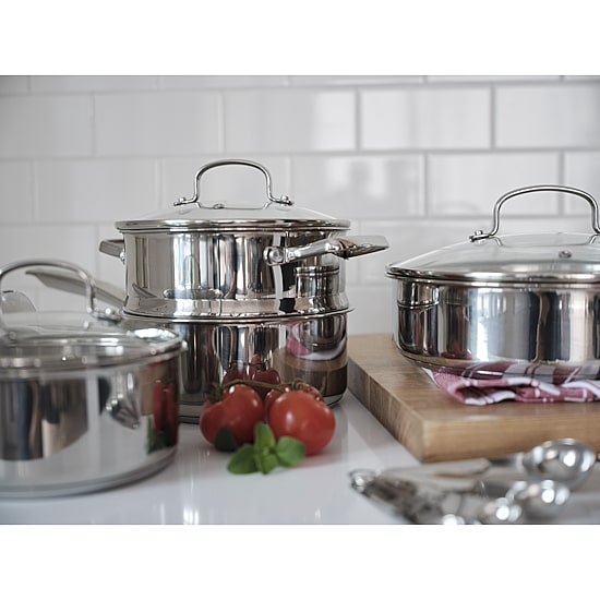 Cooks Stainless Steel 15-pc. Cookware Set