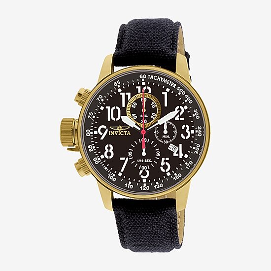 Invicta I-Force Mens Chronograph Black Strap Watch 1515 - JCPenney