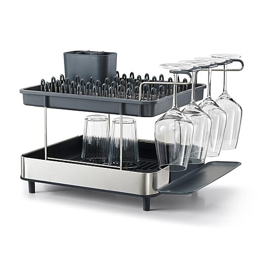 Joseph Joseph  Excel Steel 2-Tier - Grey Dish Rack