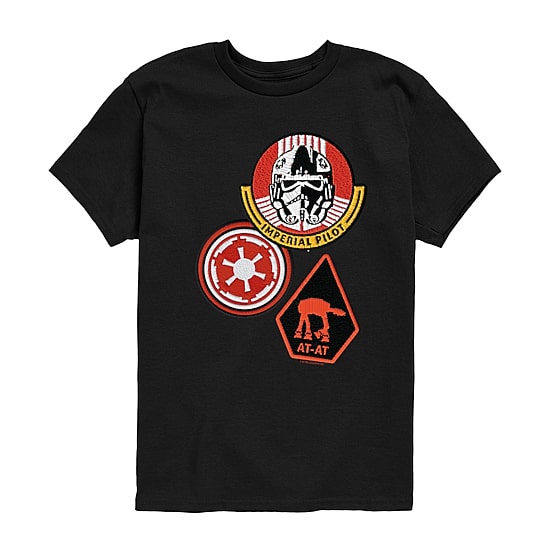 Disney Collection Little & Big Kid Boys Crew Neck Short Sleeve Regular Fit Baby Yoda Star Wars Graphic T-Shirt