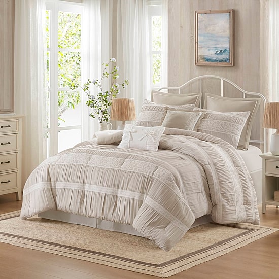 Madison Park Marlowe Jacquard 7-pc. Midweight Easy Care Comforter Set