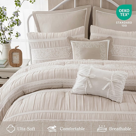 Madison Park Marlowe Jacquard 7-pc. Midweight Easy Care Comforter Set