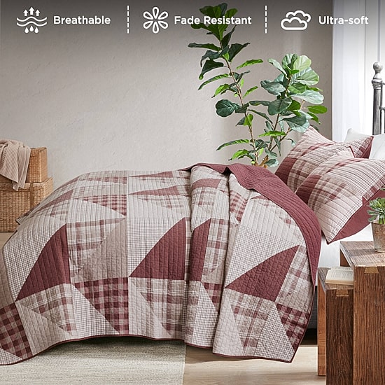 Woolrich Olsen Coverlet Mini Set 3-pc. Easy Care Coverlet Set