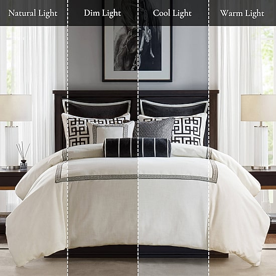 Madison Park Signature Jarvis Embroidery 8-pc Oversized Comforter Set