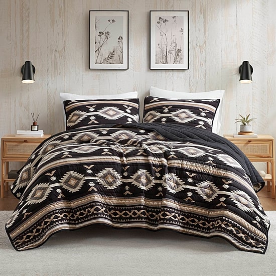 Woolrich Taos Mini Set 3-pc. Easy Care Quilt Set