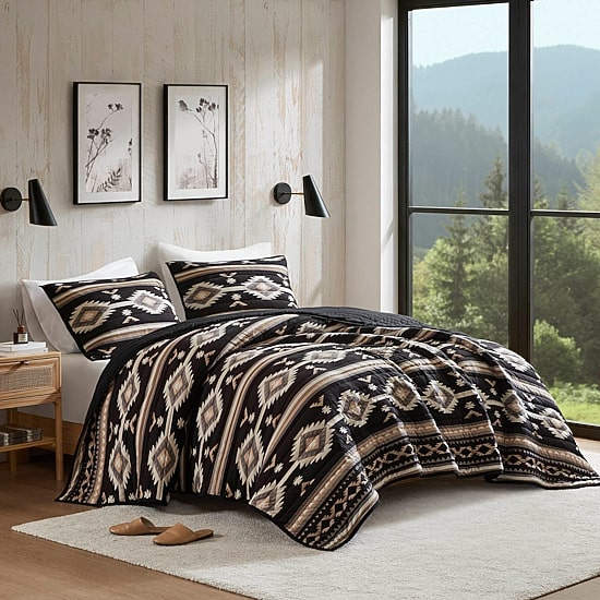 Woolrich Taos Mini Set 3-pc. Easy Care Quilt Set