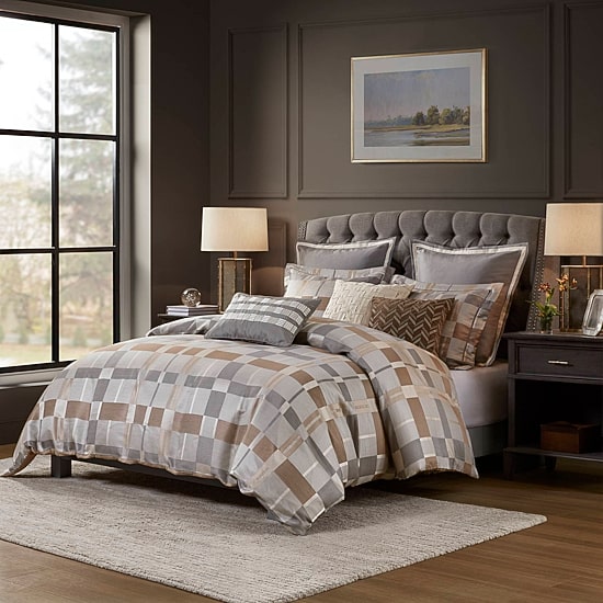 Madison Park Signature Prescott Jacquard 8-pc Oversized Comforter Set