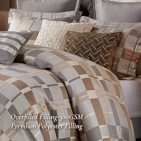 Madison Park Signature Prescott Jacquard 8-pc Oversized Comforter Set