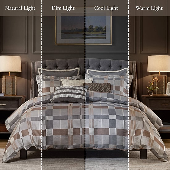 Madison Park Signature Prescott Jacquard 8-pc Oversized Comforter Set