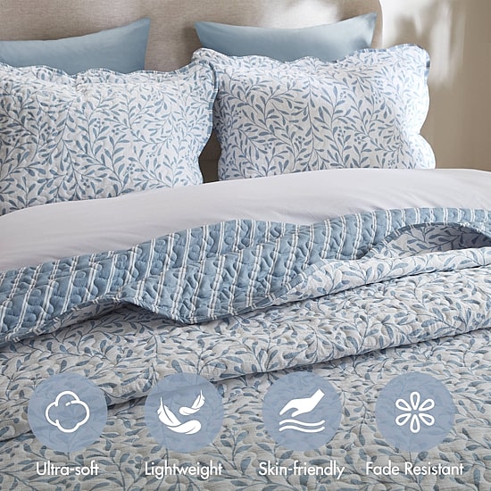 Madison Park Eamon Reversible Print Scalloped Edge 3-pc. Quilt Set