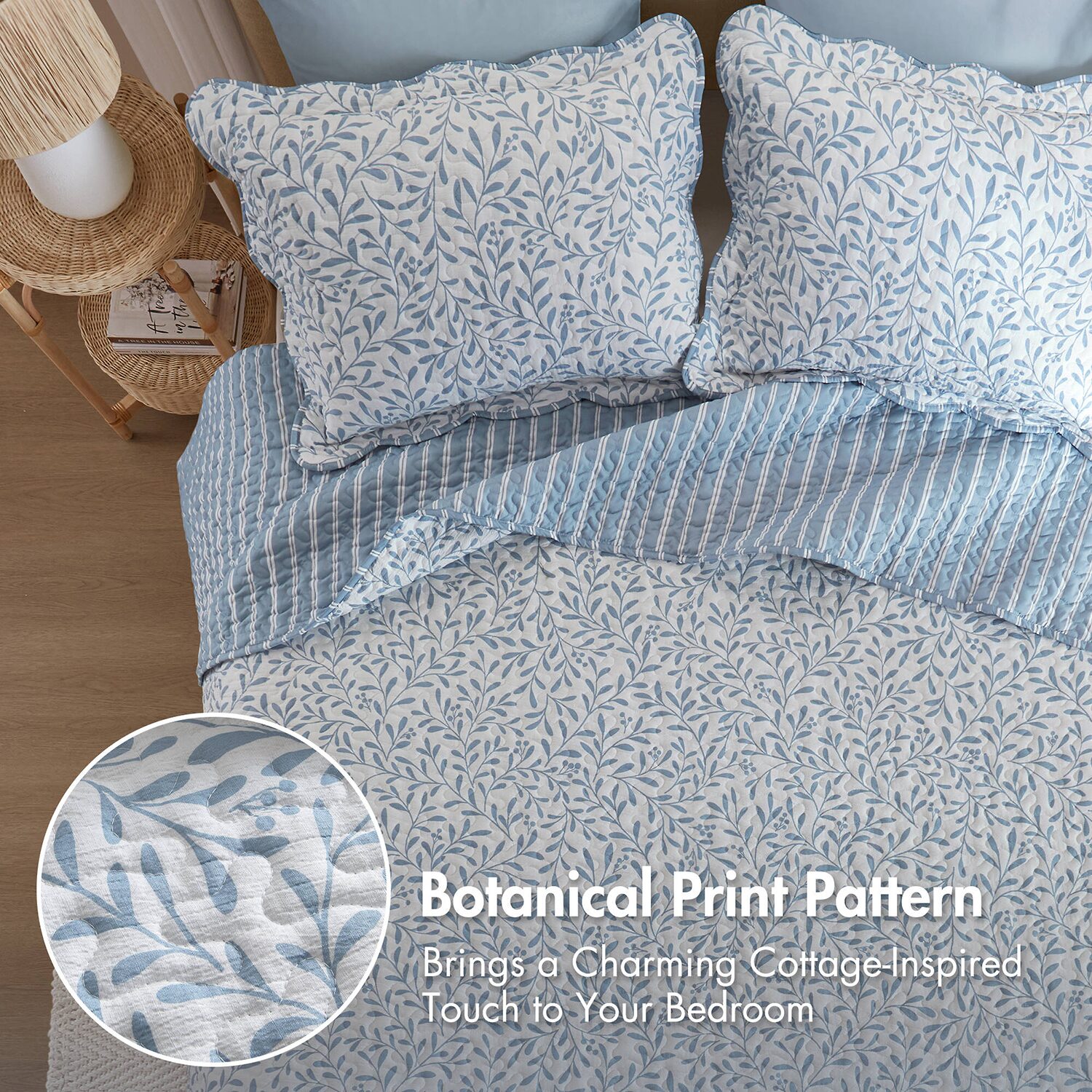 Madison Park Eamon Reversible Print 3-pc. Quilt Set