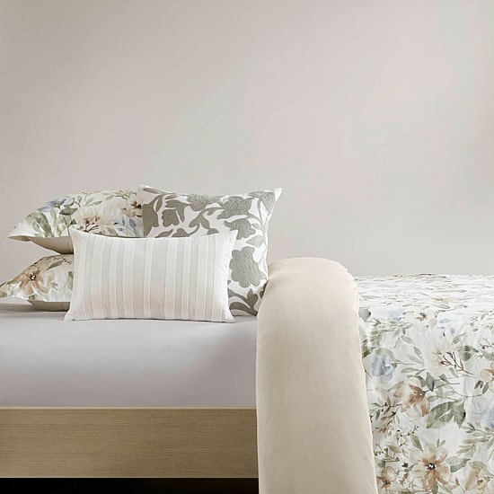 Harbor House Herbal 5-Pc. Cotton Sateen Print 5-pc. Easy Care Duvet Cover Set
