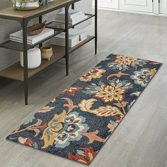 Maples Jacobean Floral Indoor Rectangular Runner