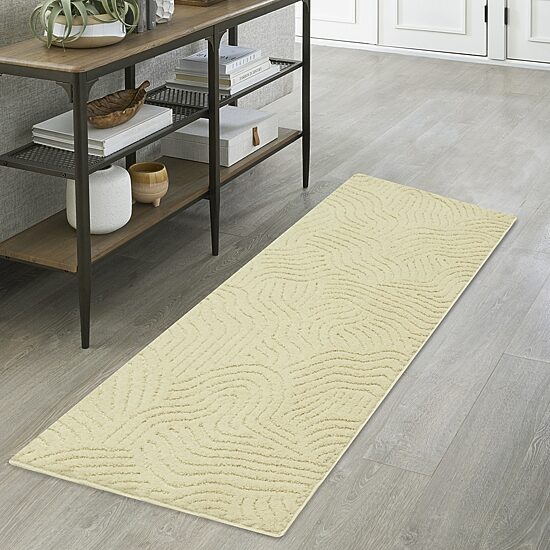 Maples Textured Waves Indoor Rectangular Runner