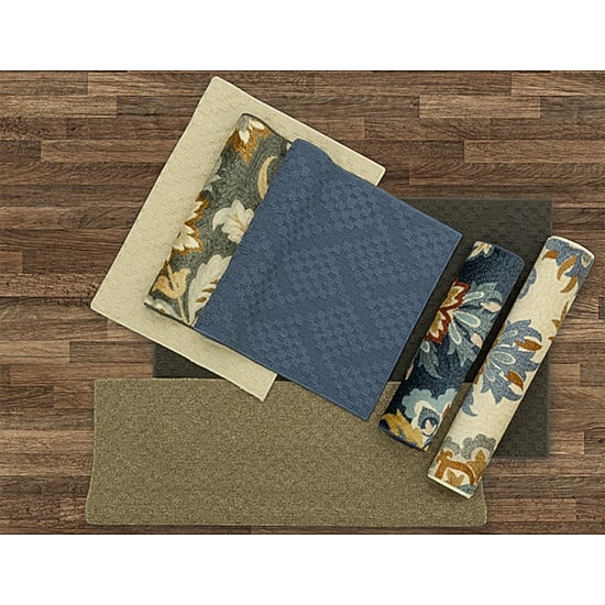 Maples Textured Solid Weave Indoor Rectangular Accent Rug